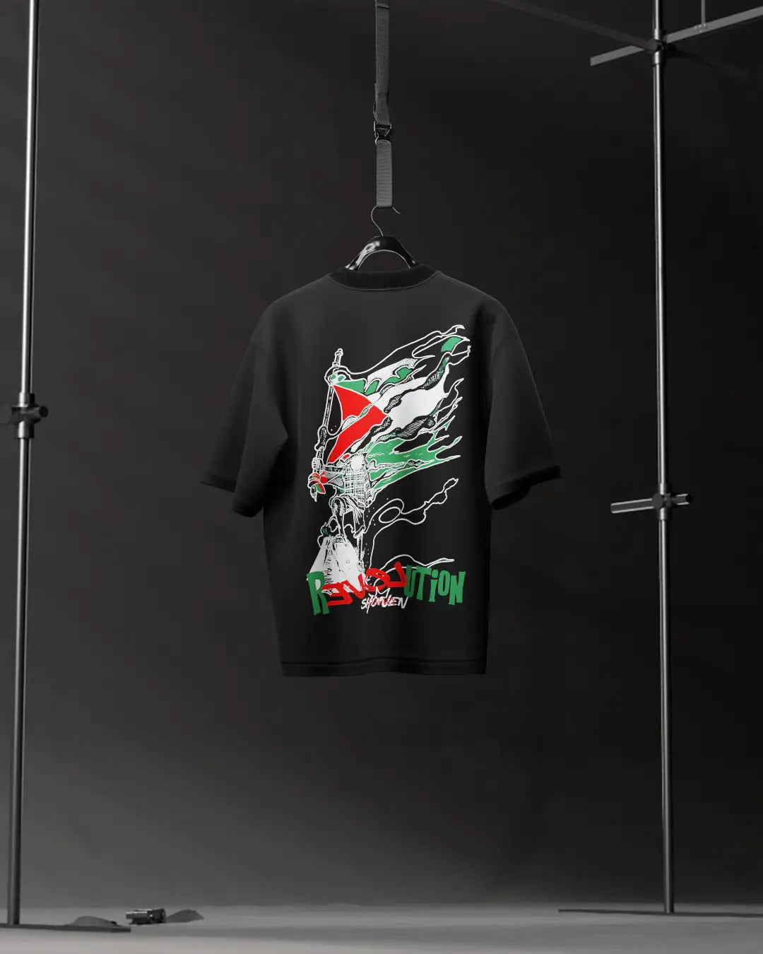 Luffy “Revolution” Flag Oversized T-Shirt
