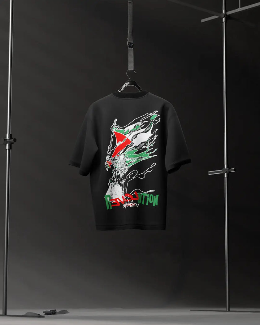 Luffy “Revolution” Flag Oversized T-Shirt