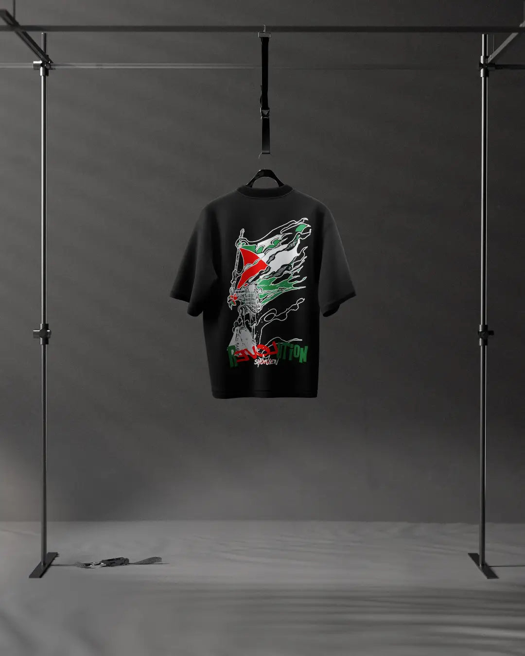 Luffy “Revolution” Flag Oversized T-Shirt