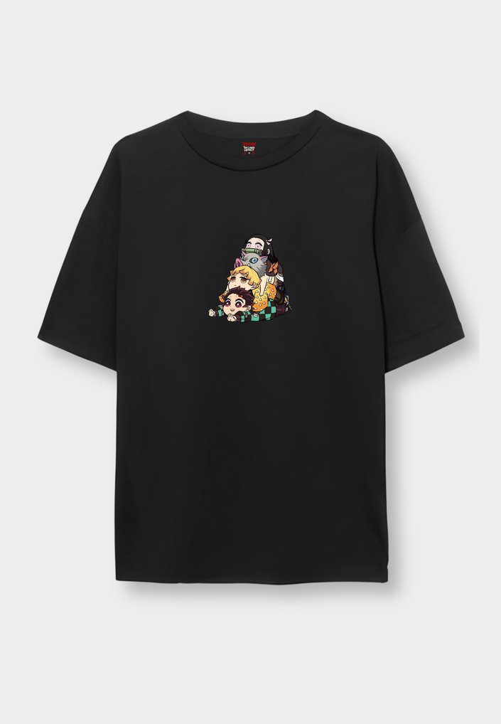 Demon Slayer Chibi Oversized T-Shirt