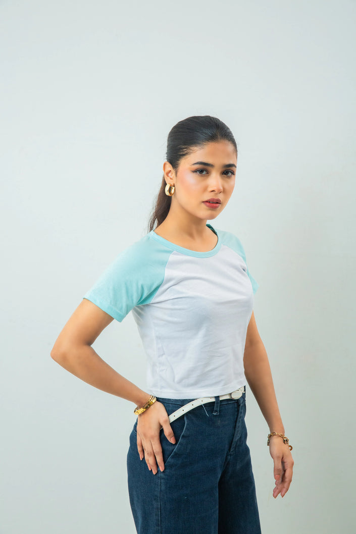 Round Neck Reglan T Shirt