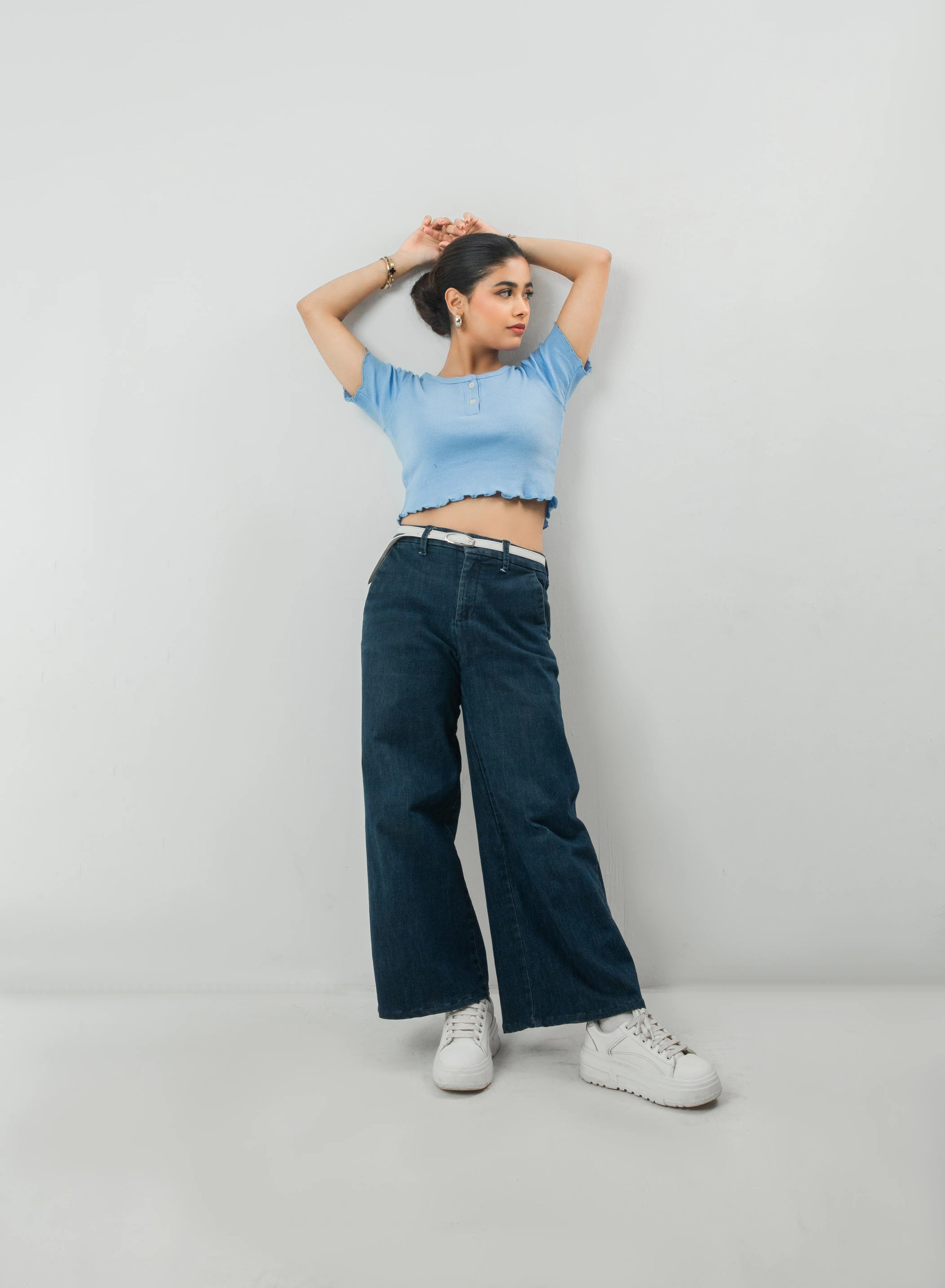 Scoop Neck Rib Top