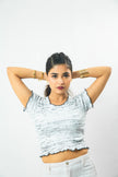 Lecture Trim Ribbed Crop Top