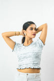 Lecture Trim Ribbed Crop Top
