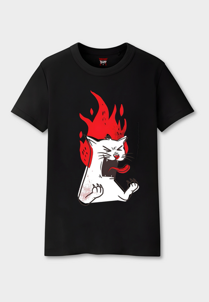 Women Black Tee