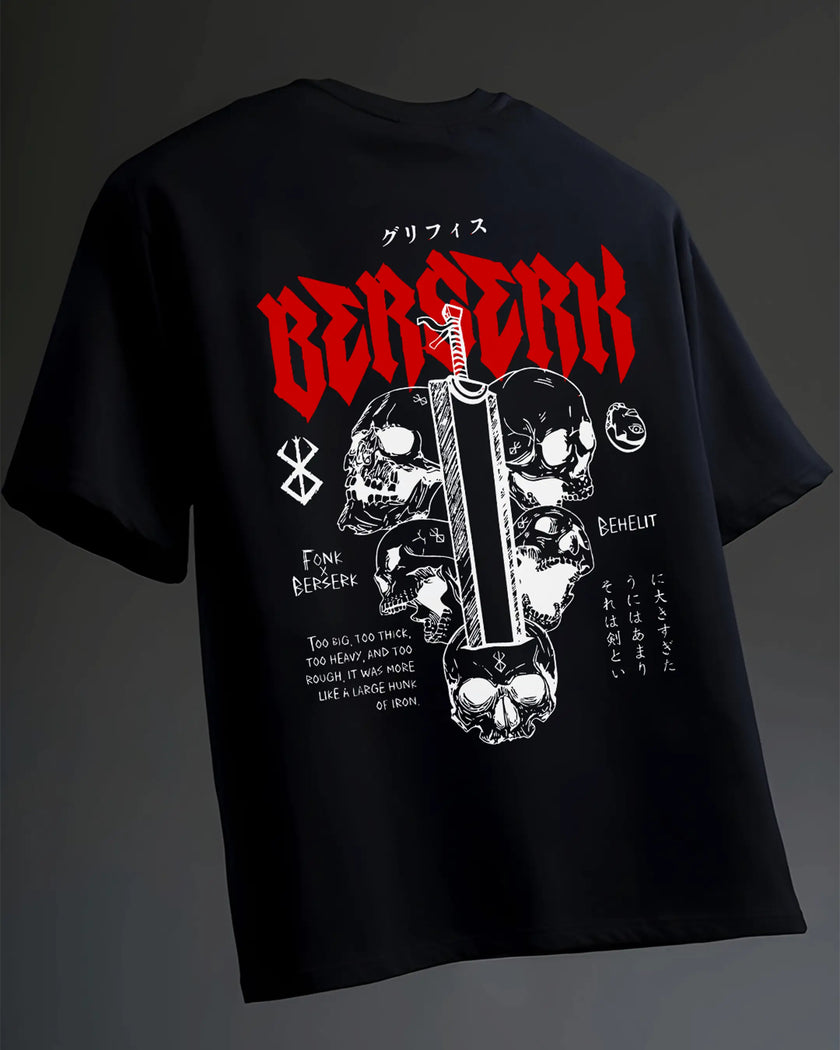 Berserk “Born Dark” Oversized T-Shirt