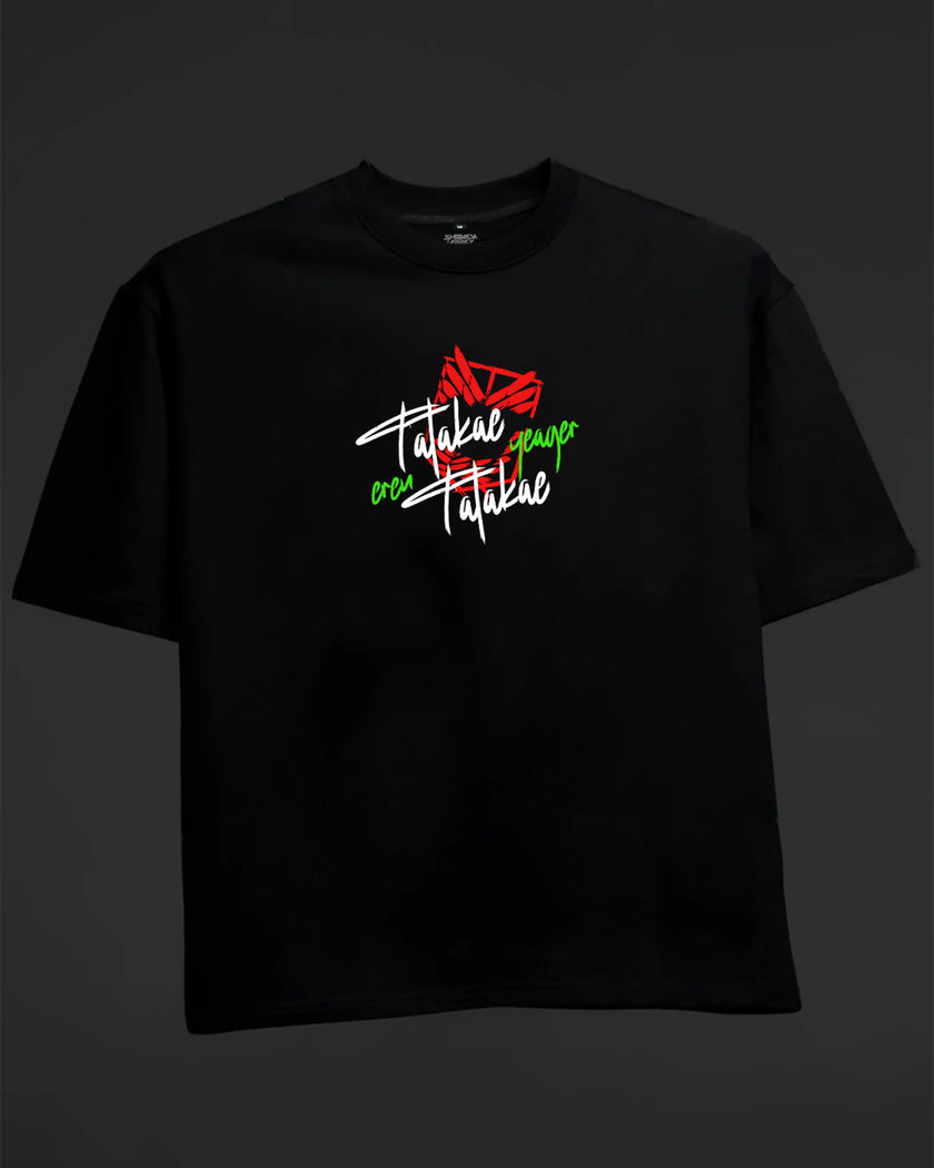 Eren Yeager “Tatakae” Oversized T-Shirt