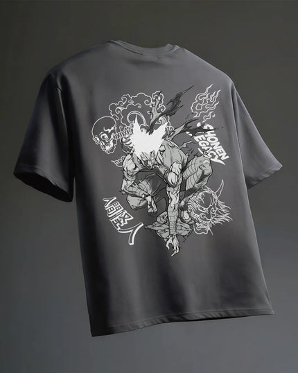 Hero Hunter Garment Dyed Oversized T-Shirt