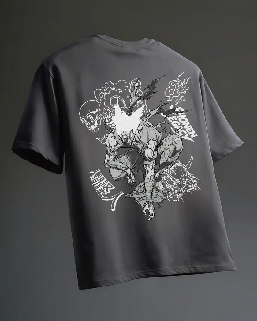 Hero Hunter Garment Dyed Oversized T-Shirt