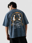 Goku Stone Wash Oversized T-Shirt