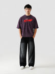 Berserk Revenge Stone Wash Oversized T-Shirt