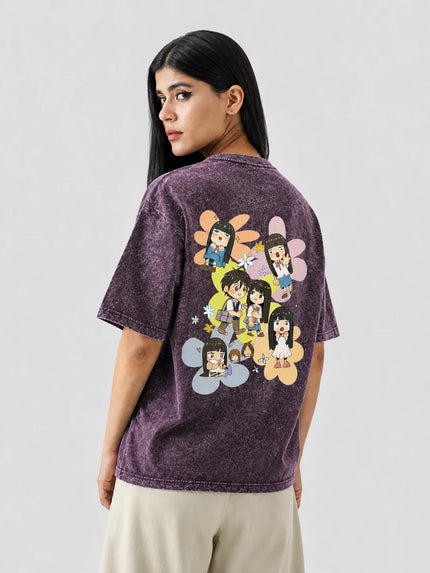 Kimi ni Todoke Chibi Stone Wash Oversized T-Shirt