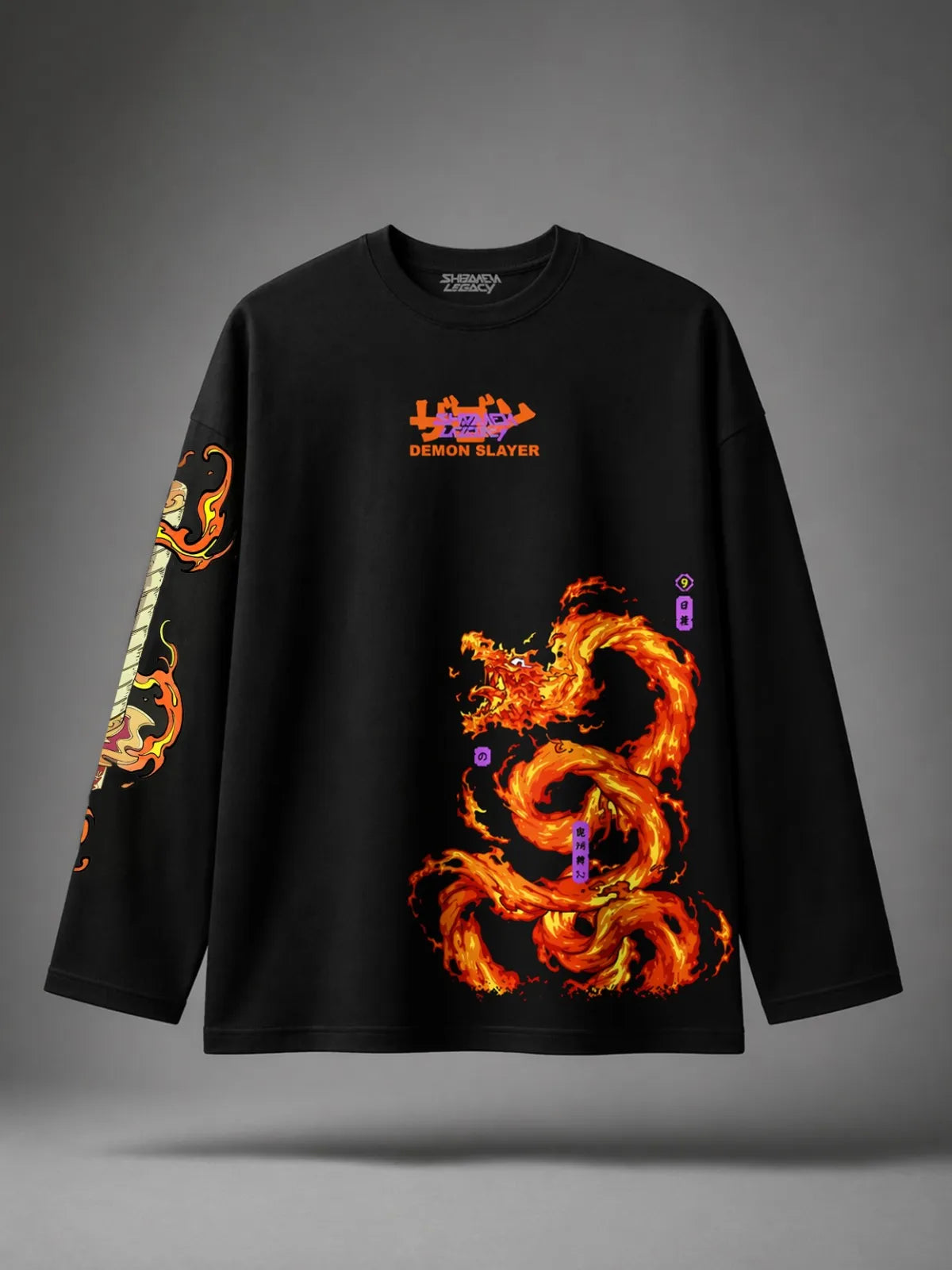 Rengoku Flame Full Sleeve T-Shirt