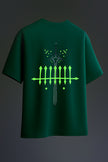 Yuno Green Subtle Oversized T-Shirt