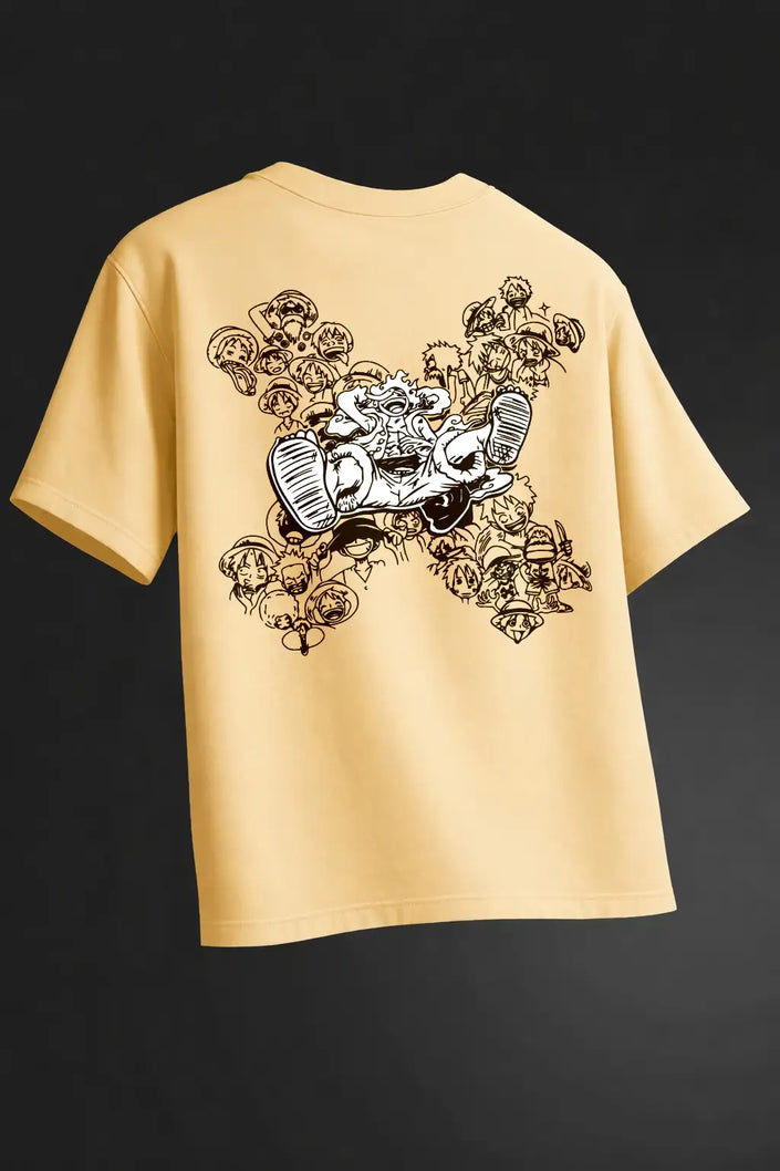 Luffy “Gear 5 Journey” Oversized T-Shirt