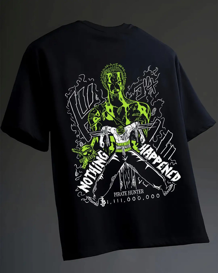 Zoro “Nothing Happened” Oversized T-Shirt