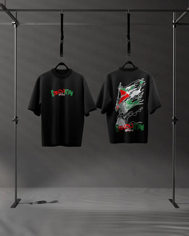 Luffy “Revolution” Flag Oversized T-Shirt