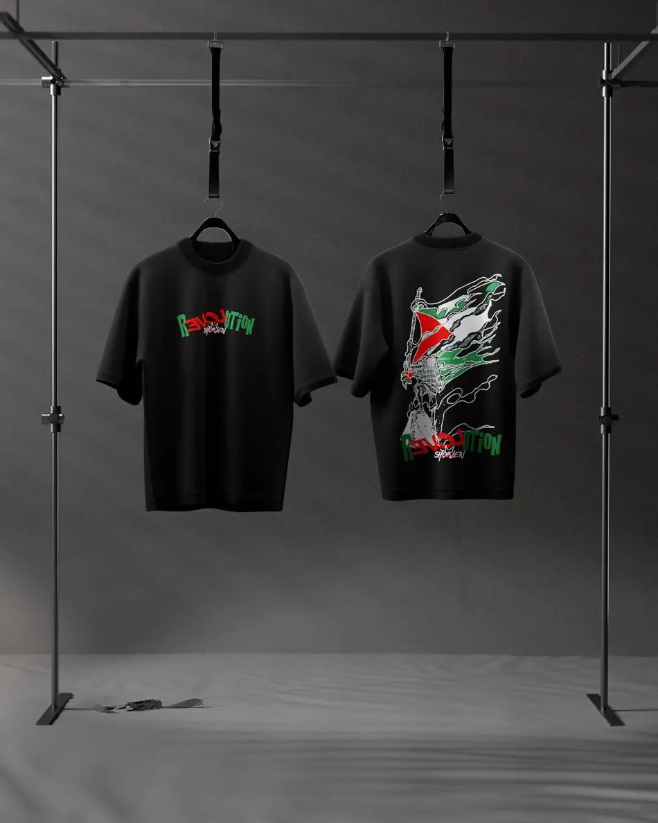 Luffy “Revolution” Flag Oversized T-Shirt
