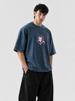 Goku Stone Wash Oversized T-Shirt