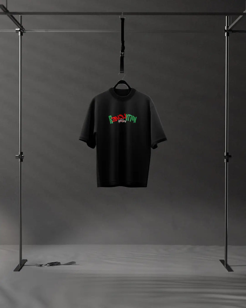 Luffy “Revolution” Flag Oversized T-Shirt