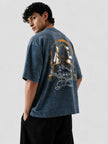 Goku Stone Wash Oversized T-Shirt