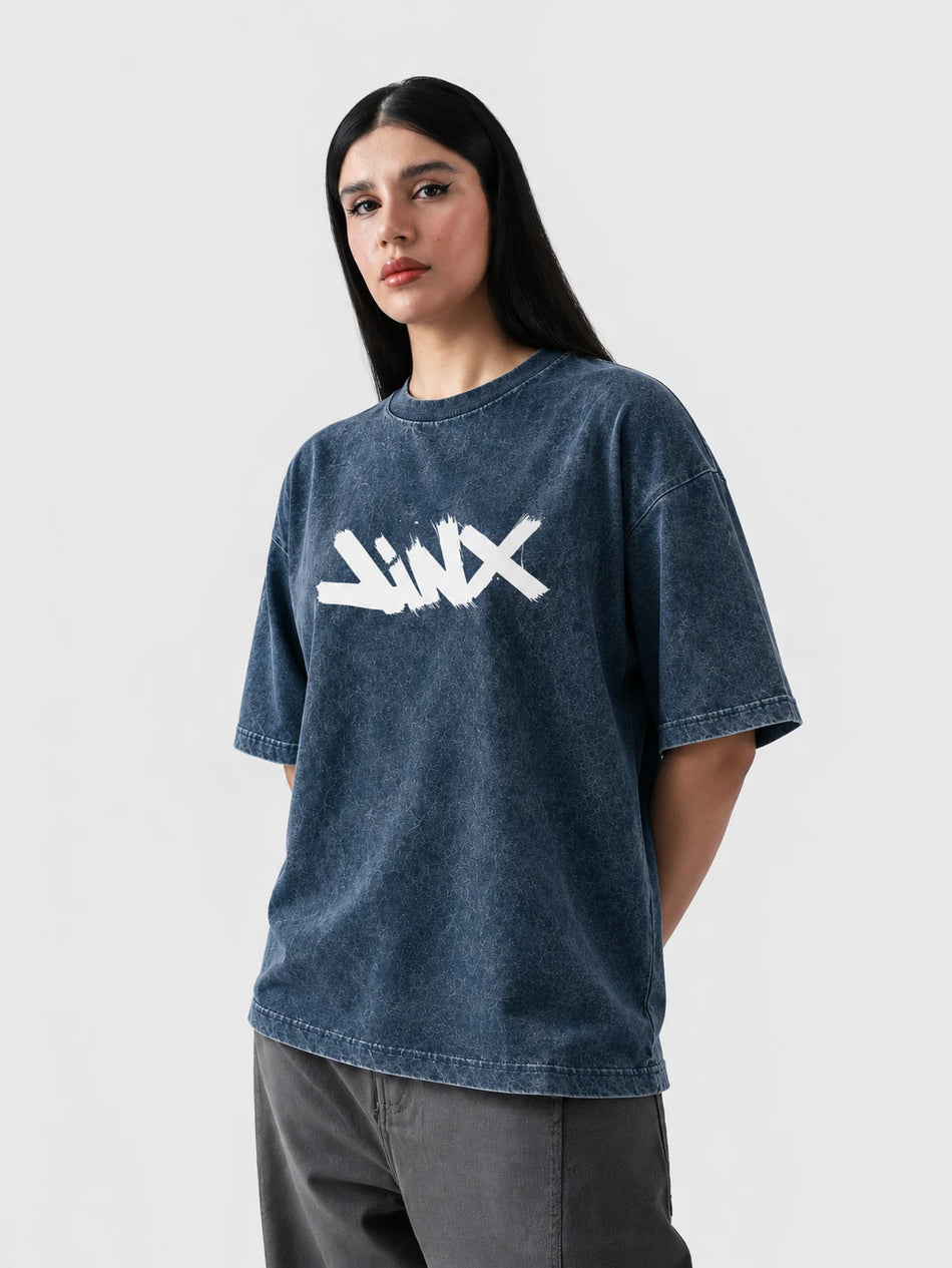 Jinx Arcane Stone Wash Oversized T-Shirt