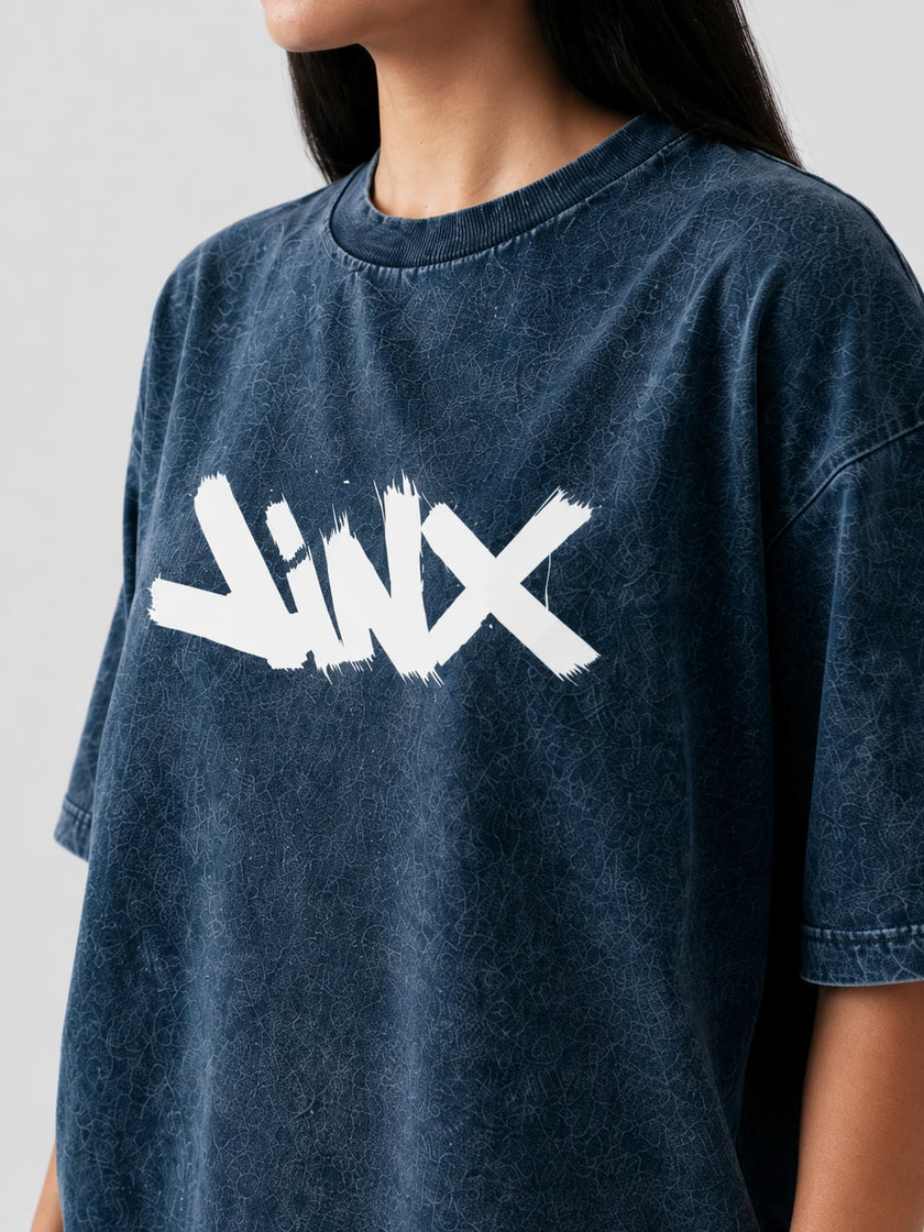 Jinx Arcane Stone Wash Oversized T-Shirt