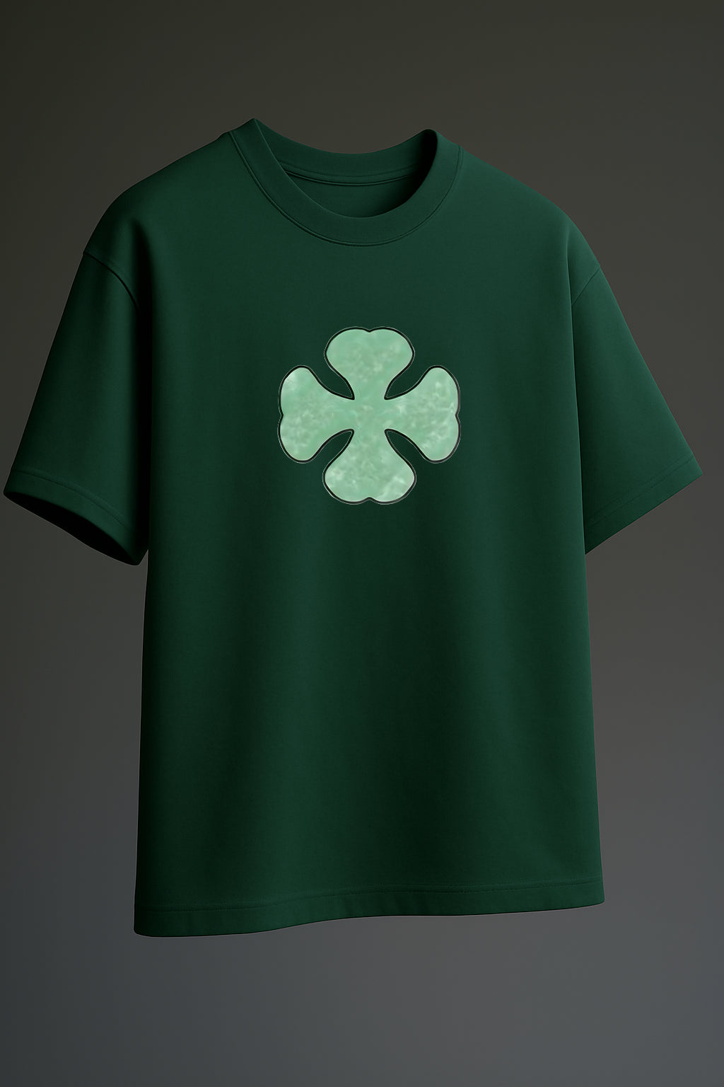 Yuno Green Subtle Oversized T-Shirt