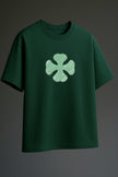 Yuno Green Subtle Oversized T-Shirt